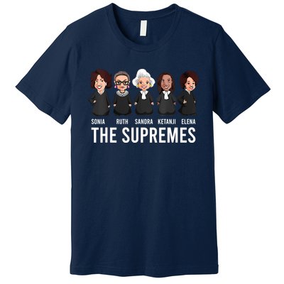 THE SUPREMES Ketanji Brown Jackson RBG Sotomayor Cute Premium T-Shirt