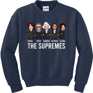 THE SUPREMES Ketanji Brown Jackson RBG Sotomayor Cute Kids Sweatshirt