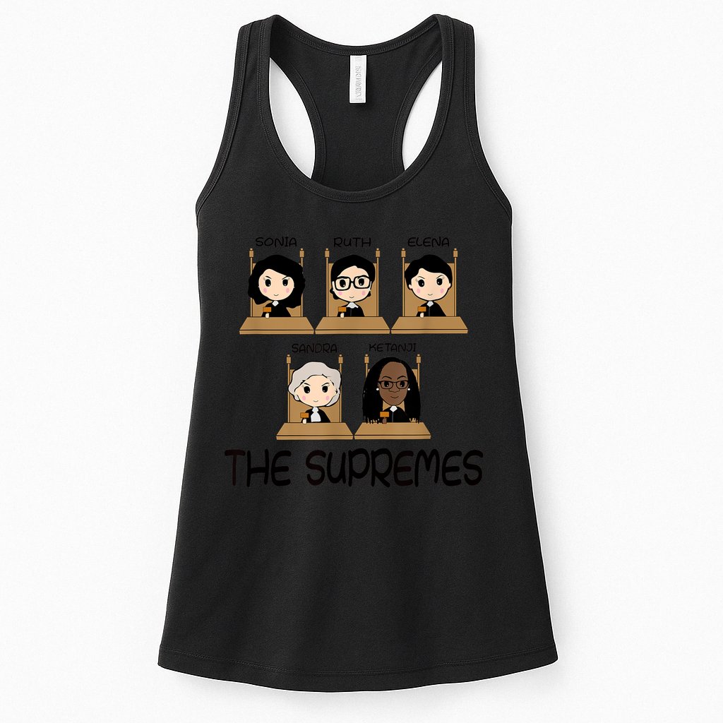 THE SUPREMES Ketanji Brown Jackson RBG Sotomayor Cute Womens Tank Top