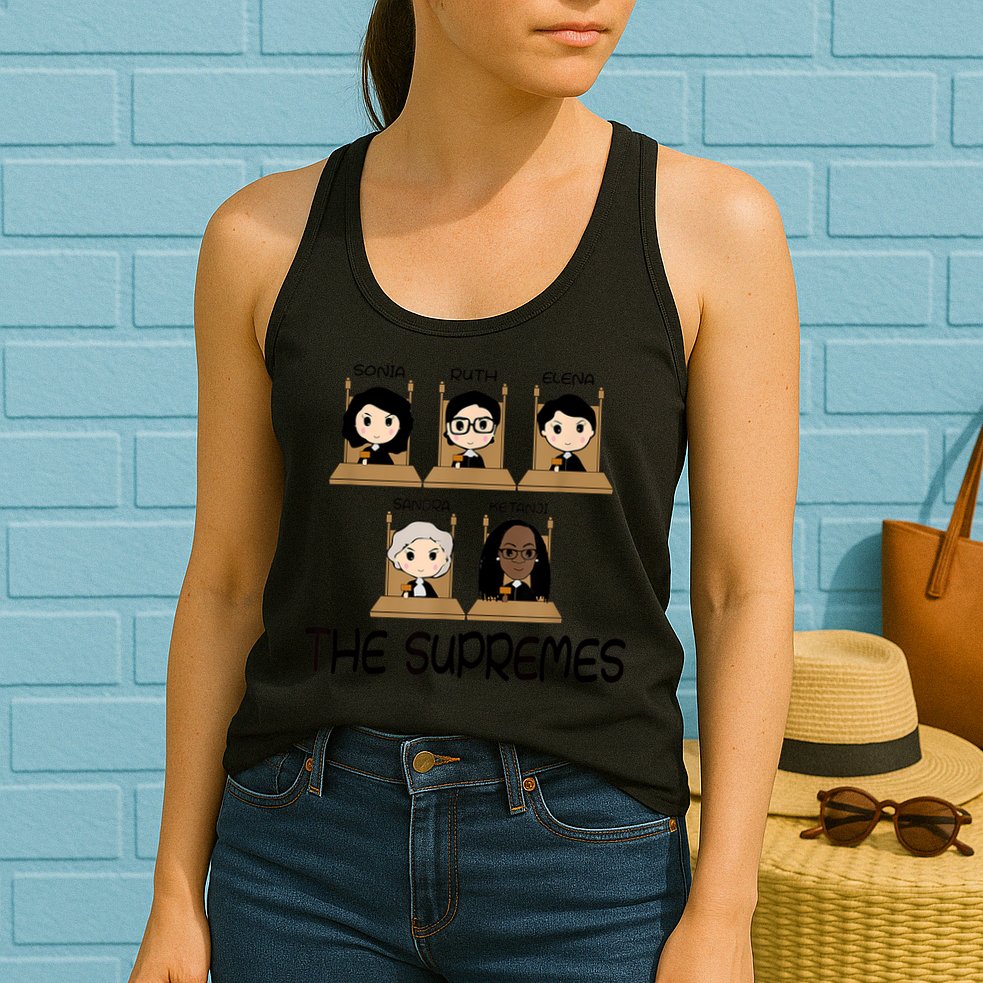 THE SUPREMES Ketanji Brown Jackson RBG Sotomayor Cute Womens Tank Top