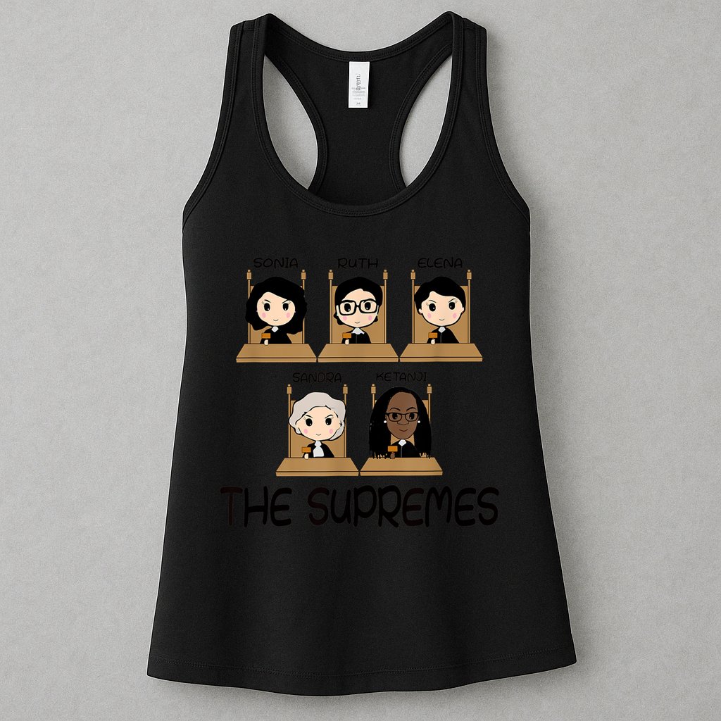 THE SUPREMES Ketanji Brown Jackson RBG Sotomayor Cute Womens Tank Top