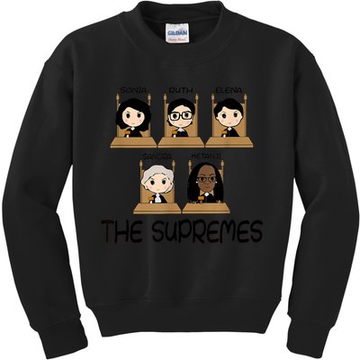 THE SUPREMES Ketanji Brown Jackson RBG Sotomayor Cute Kids Sweatshirt