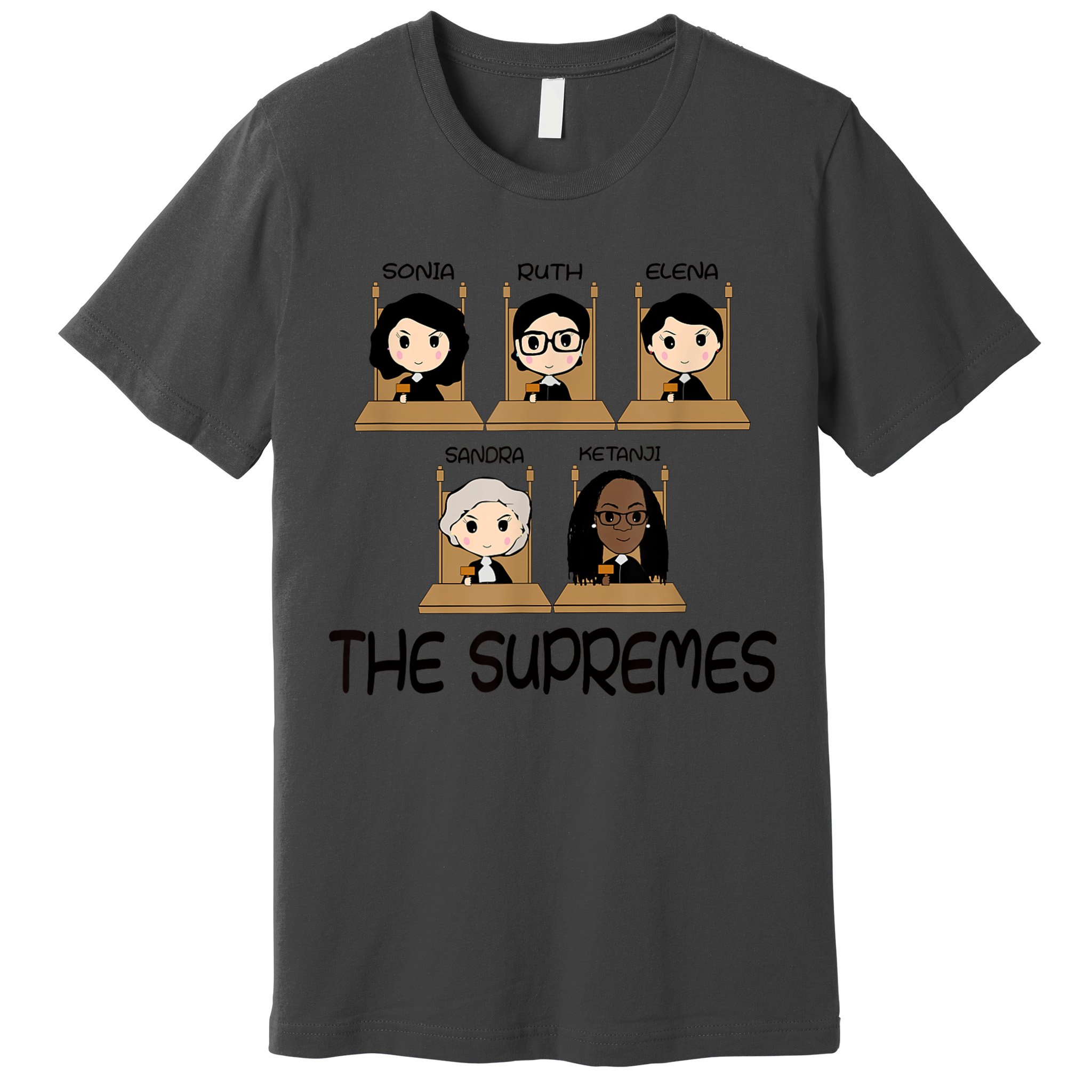 THE SUPREMES Ketanji Brown Jackson RBG Sotomayor Cute Premium T-Shirt