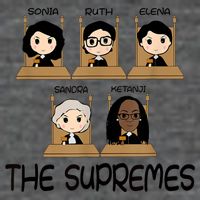 THE SUPREMES Ketanji Brown Jackson RBG Sotomayor Cute Premium T-Shirt