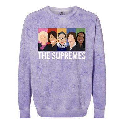 THE SUPREMES Ketanji Brown Jackson RBG Sotomayor Cute Colorblast Crewneck Sweatshirt