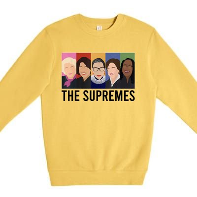 THE SUPREMES Ketanji Brown Jackson RBG Sotomayor Cute Premium Crewneck Sweatshirt