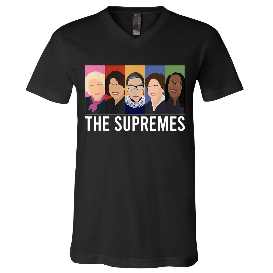 THE SUPREMES Ketanji Brown Jackson RBG Sotomayor Cute V-Neck T-Shirt