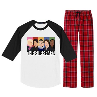 THE SUPREMES Ketanji Brown Jackson RBG Sotomayor Cute Raglan Sleeve Pajama Set