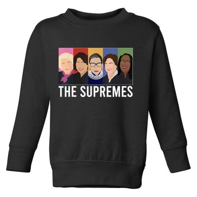 THE SUPREMES Ketanji Brown Jackson RBG Sotomayor Cute Toddler Sweatshirt