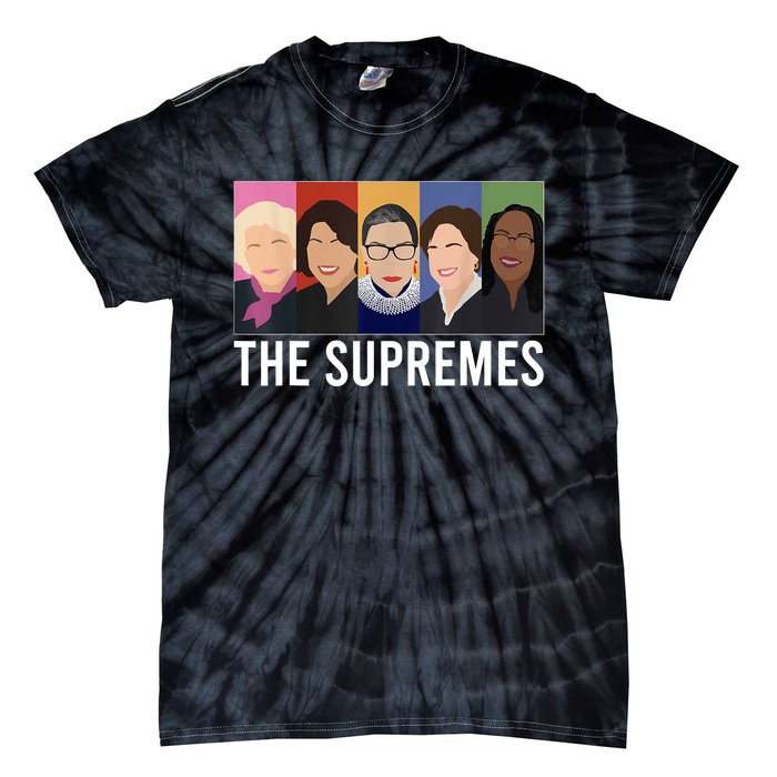 THE SUPREMES Ketanji Brown Jackson RBG Sotomayor Cute Tie-Dye T-Shirt