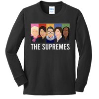 THE SUPREMES Ketanji Brown Jackson RBG Sotomayor Cute Kids Long Sleeve Shirt