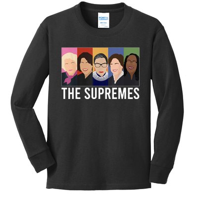 THE SUPREMES Ketanji Brown Jackson RBG Sotomayor Cute Kids Long Sleeve Shirt