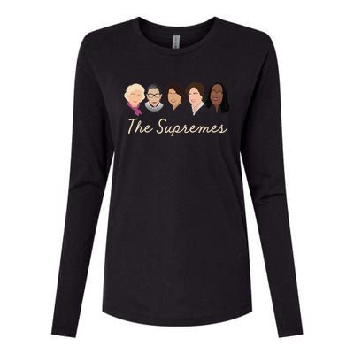 THE SUPREMES Ketanji Brown Jackson SCOTUS RBG Sotomayor Meme Womens Cotton Relaxed Long Sleeve T-Shirt