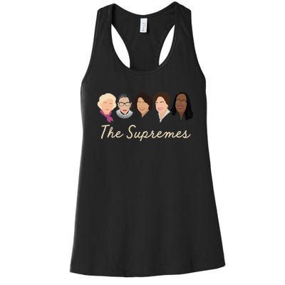 THE SUPREMES Ketanji Brown Jackson SCOTUS RBG Sotomayor Meme Women's Racerback Tank