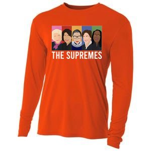 THE SUPREMES Ketanji Brown Jackson RBG Sotomayor Cute Cooling Performance Long Sleeve Crew