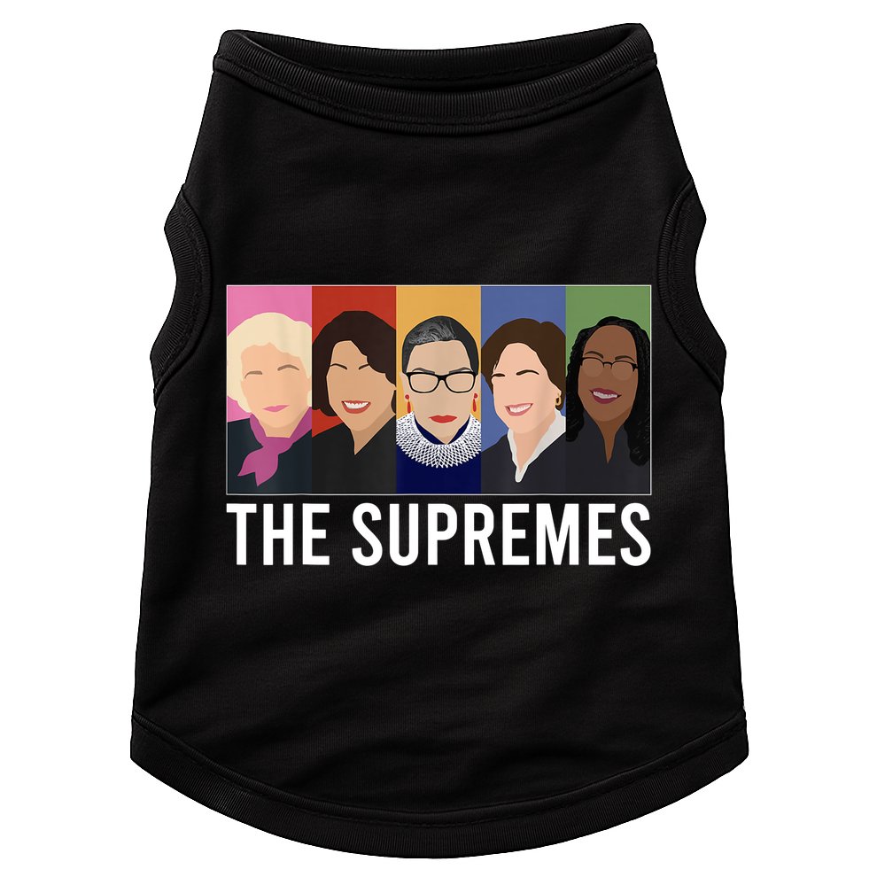 THE SUPREMES Ketanji Brown Jackson RBG Sotomayor Cute Doggie Tank