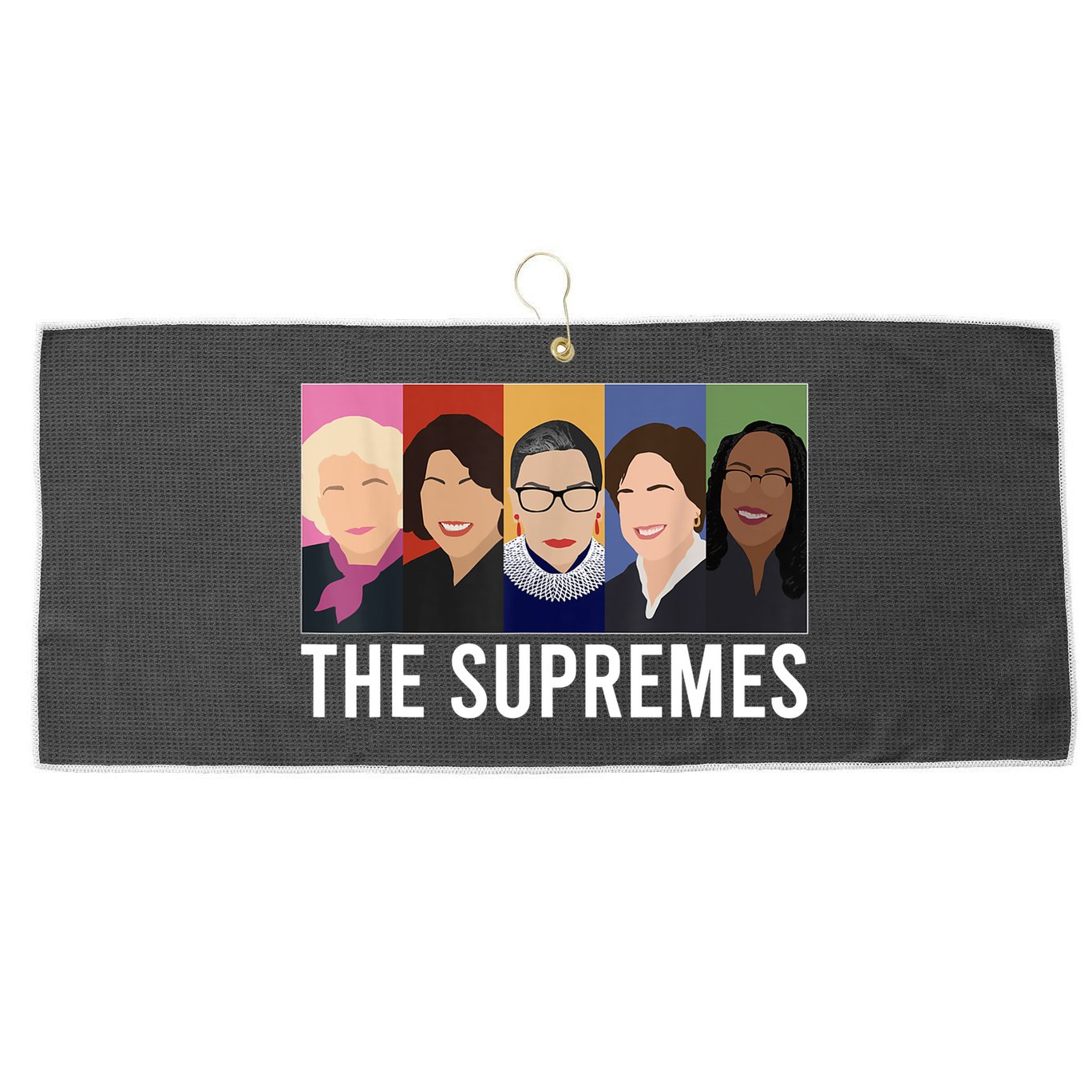 THE SUPREMES Ketanji Brown Jackson RBG Sotomayor Cute Large Microfiber Waffle Golf Towel