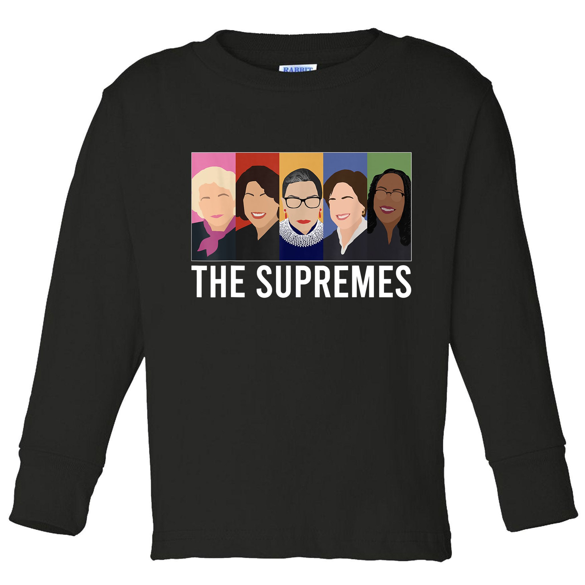 THE SUPREMES Ketanji Brown Jackson RBG Sotomayor Cute Toddler Long Sleeve Shirt