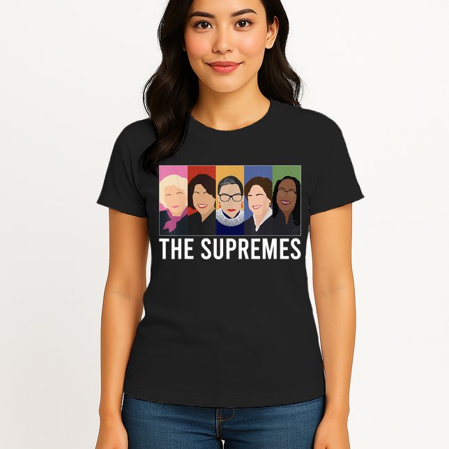 THE SUPREMES Ketanji Brown Jackson RBG Sotomayor Cute Womens T-Shirt