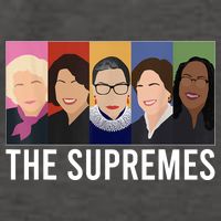 THE SUPREMES Ketanji Brown Jackson RBG Sotomayor Cute Vector Backpack
