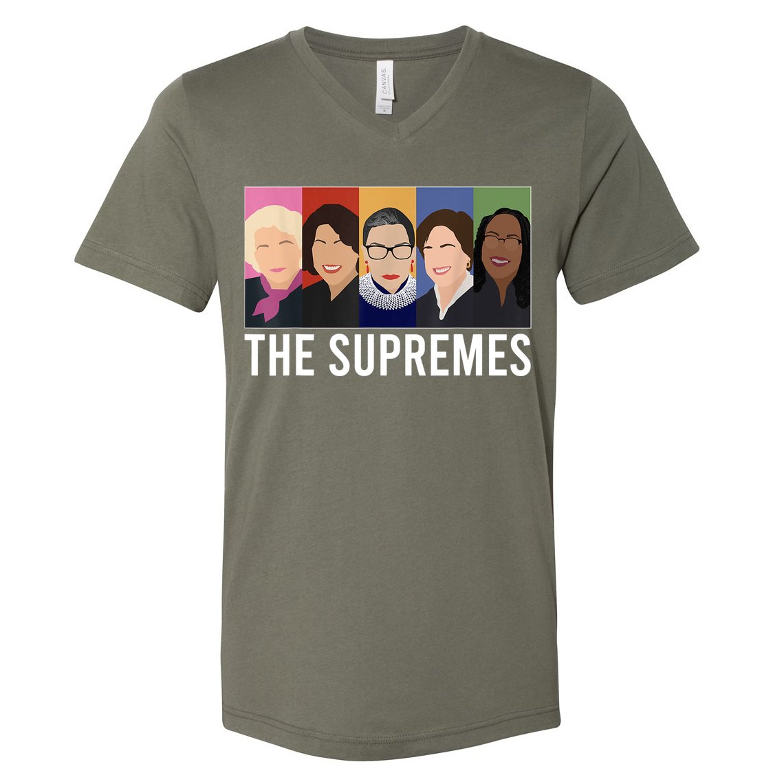 THE SUPREMES Ketanji Brown Jackson RBG Sotomayor Cute V-Neck T-Shirt