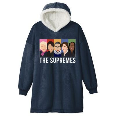 THE SUPREMES Ketanji Brown Jackson RBG Sotomayor Cute Hooded Wearable Blanket