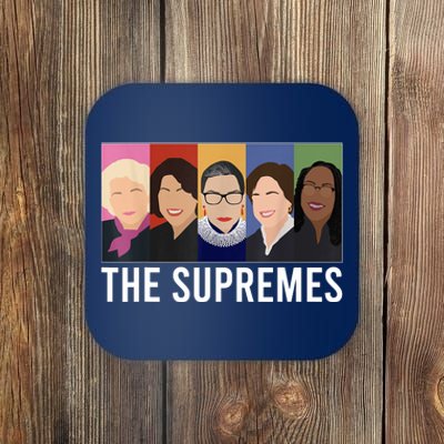 THE SUPREMES Ketanji Brown Jackson RBG Sotomayor Cute Coaster