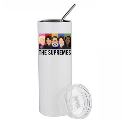 THE SUPREMES Ketanji Brown Jackson RBG Sotomayor Cute Stainless Steel Tumbler