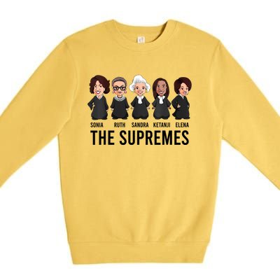 THE SUPREMES Ketanji Brown Jackson RBG Sotomayor Cute Premium Crewneck Sweatshirt