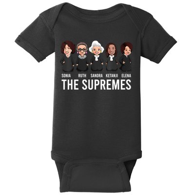 THE SUPREMES Ketanji Brown Jackson RBG Sotomayor Cute Baby Bodysuit