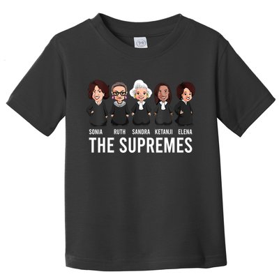 THE SUPREMES Ketanji Brown Jackson RBG Sotomayor Cute Toddler T-Shirt
