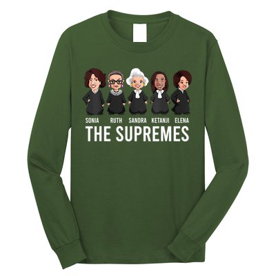 THE SUPREMES Ketanji Brown Jackson RBG Sotomayor Cute Long Sleeve Shirt