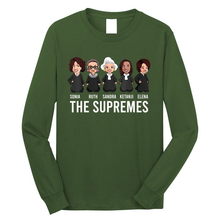 THE SUPREMES Ketanji Brown Jackson RBG Sotomayor Cute Long Sleeve Shirt