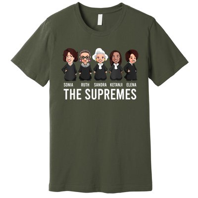 THE SUPREMES Ketanji Brown Jackson RBG Sotomayor Cute Premium T-Shirt