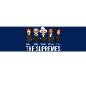 THE SUPREMES Ketanji Brown Jackson RBG Sotomayor Cute Bumper Sticker