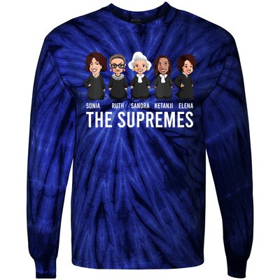 THE SUPREMES Ketanji Brown Jackson RBG Sotomayor Cute Tie-Dye Long Sleeve Shirt