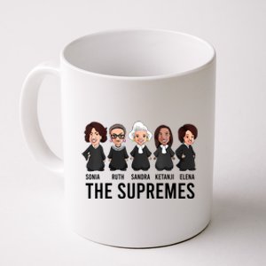 THE SUPREMES Ketanji Brown Jackson RBG Sotomayor Cute Coffee Mug