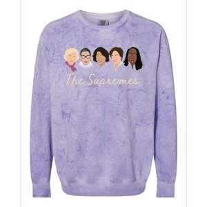 THE SUPREMES Ketanji Brown Jackson RBG Sotomayor Cute Colorblast Crewneck Sweatshirt