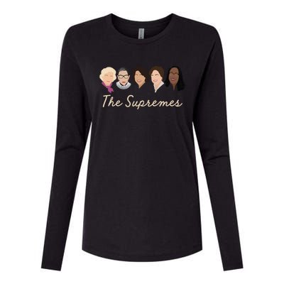 THE SUPREMES Ketanji Brown Jackson RBG Sotomayor Cute Womens Cotton Relaxed Long Sleeve T-Shirt