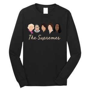 THE SUPREMES Ketanji Brown Jackson RBG Sotomayor Cute Long Sleeve Shirt