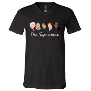 THE SUPREMES Ketanji Brown Jackson RBG Sotomayor Cute V-Neck T-Shirt