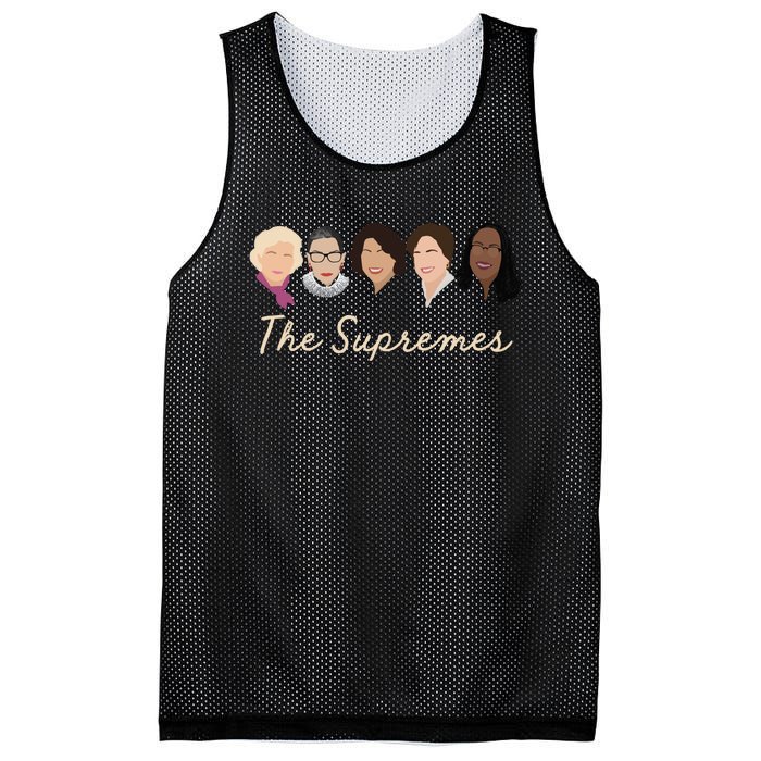 THE SUPREMES Ketanji Brown Jackson RBG Sotomayor Cute Mesh Reversible Basketball Jersey Tank