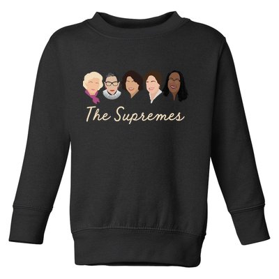 THE SUPREMES Ketanji Brown Jackson RBG Sotomayor Cute Toddler Sweatshirt