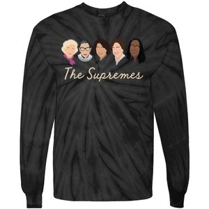 THE SUPREMES Ketanji Brown Jackson RBG Sotomayor Cute Tie-Dye Long Sleeve Shirt