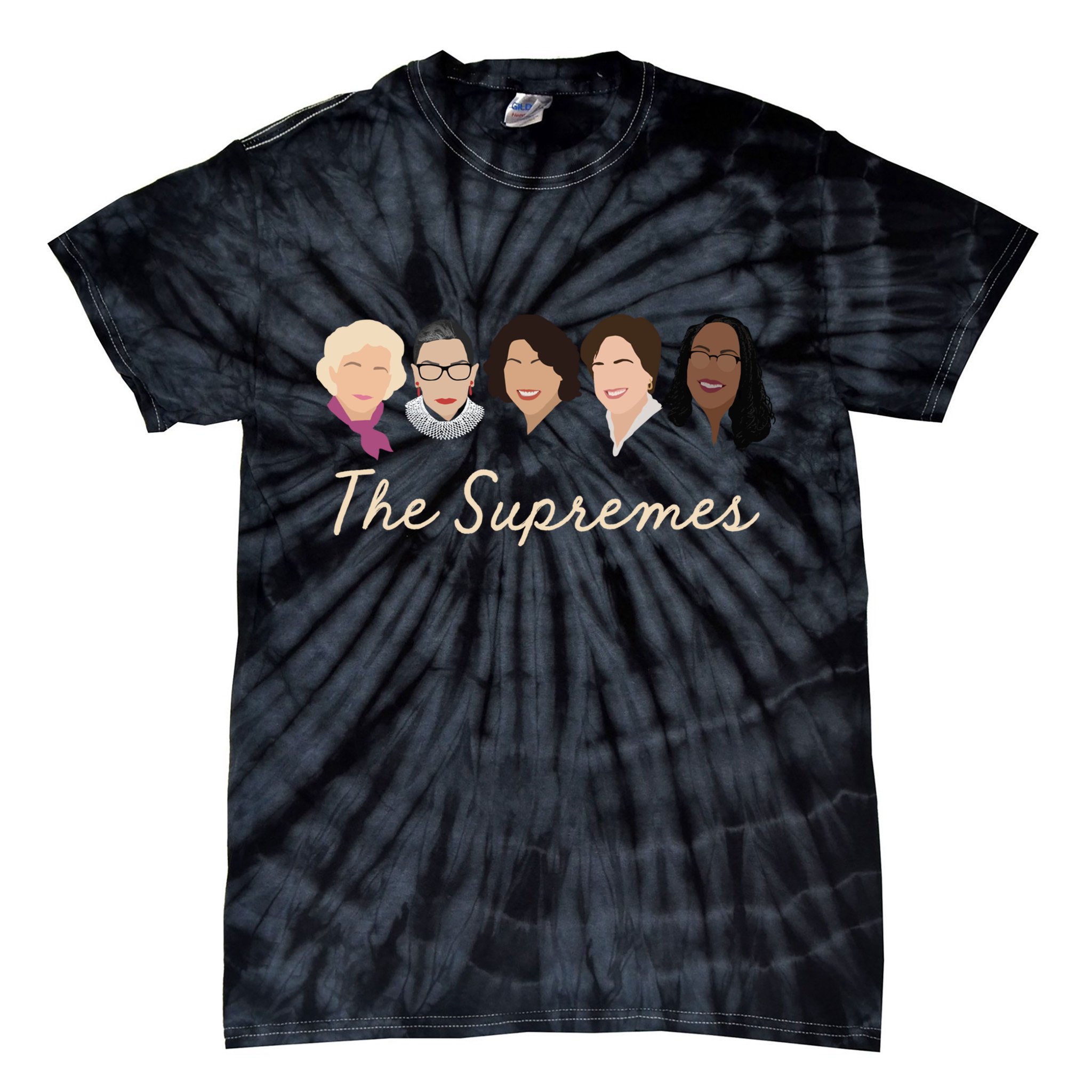 THE SUPREMES Ketanji Brown Jackson RBG Sotomayor Cute Tie-Dye T-Shirt