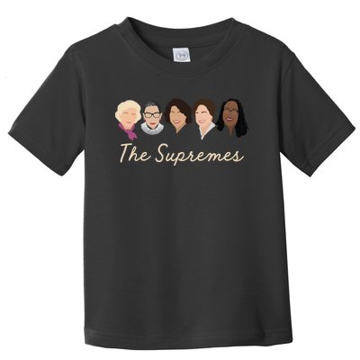 THE SUPREMES Ketanji Brown Jackson RBG Sotomayor Cute Toddler T-Shirt