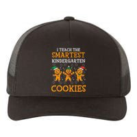 Teach Smartest Kindergarten Cookies Teacher Christmas Xmas Yupoong Adult 5-Panel Trucker Hat