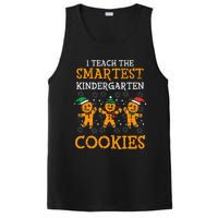 Teach Smartest Kindergarten Cookies Teacher Christmas Xmas PosiCharge Competitor Tank