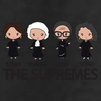 THE SUPREMES Ketanji Brown Jackson RBG Elena Sandra Ruth Sonia 7 Panel Mesh Trucker Snapback Hat
