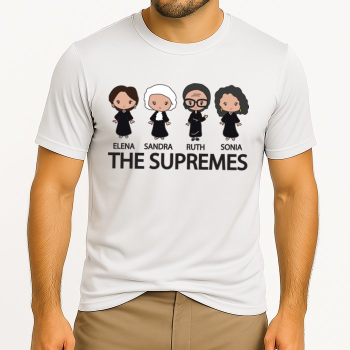 THE SUPREMES Ketanji Brown Jackson RBG Elena Sandra Ruth Sonia Cooling Performance Crew T-Shirt